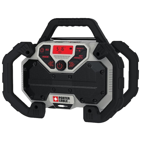 Porter-Cable Dual-Power 20V Max Jobsite Charging Radio PCCR701B